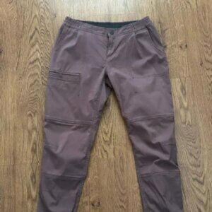 Mountain Hardwear Outdoor Cargo Elastic Waist Pink Brown Joggers Pants 4